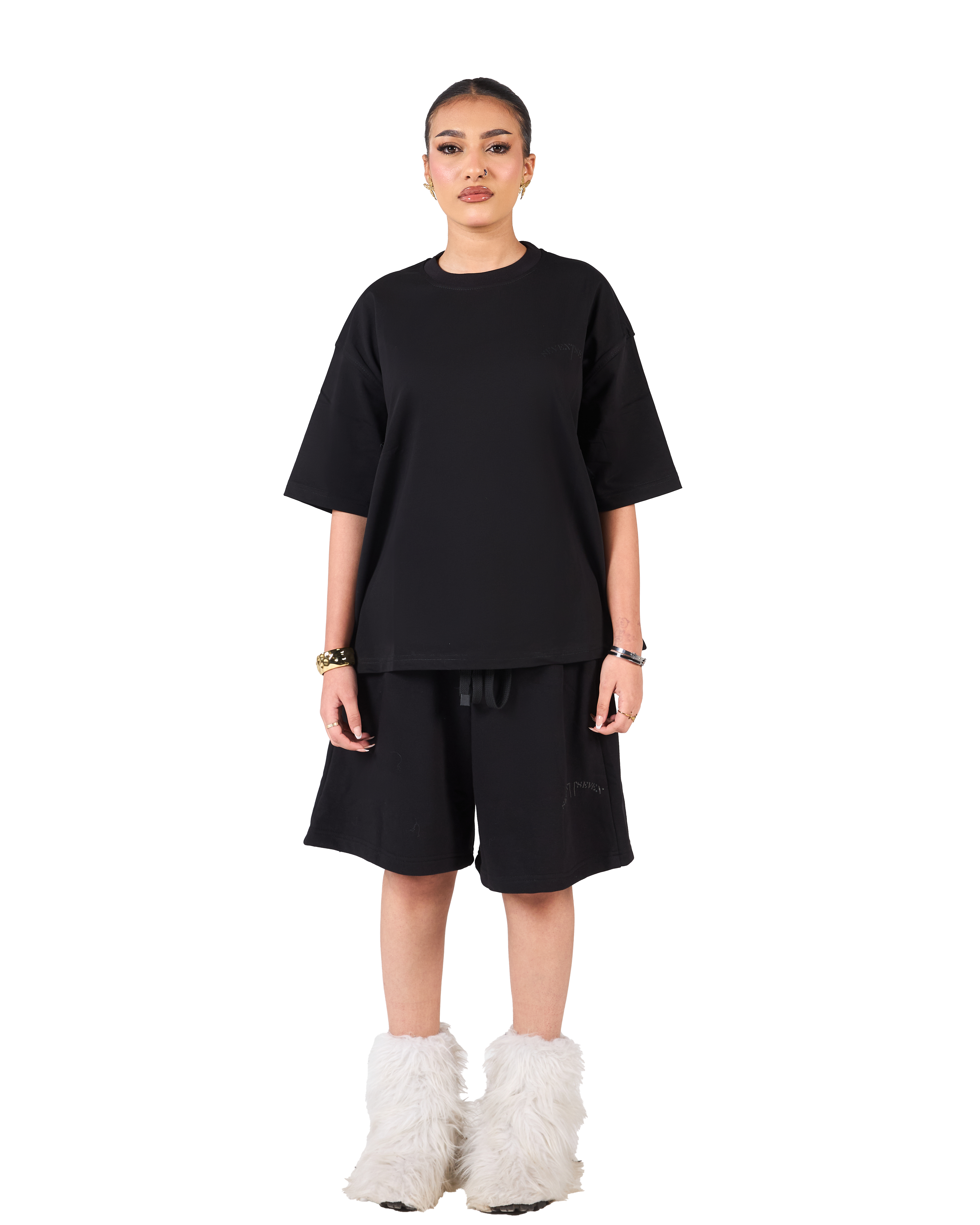 BLACK SEVENTSEVEN SHORTS